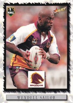 2000 Select #17 Wendell Sailor Front
